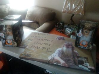 Brandnew duck dynasty talks and beard glows three of them and 6 new floor matts
