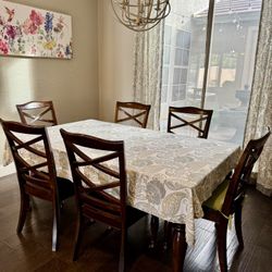 Wooden Dining Table Seats 6-8