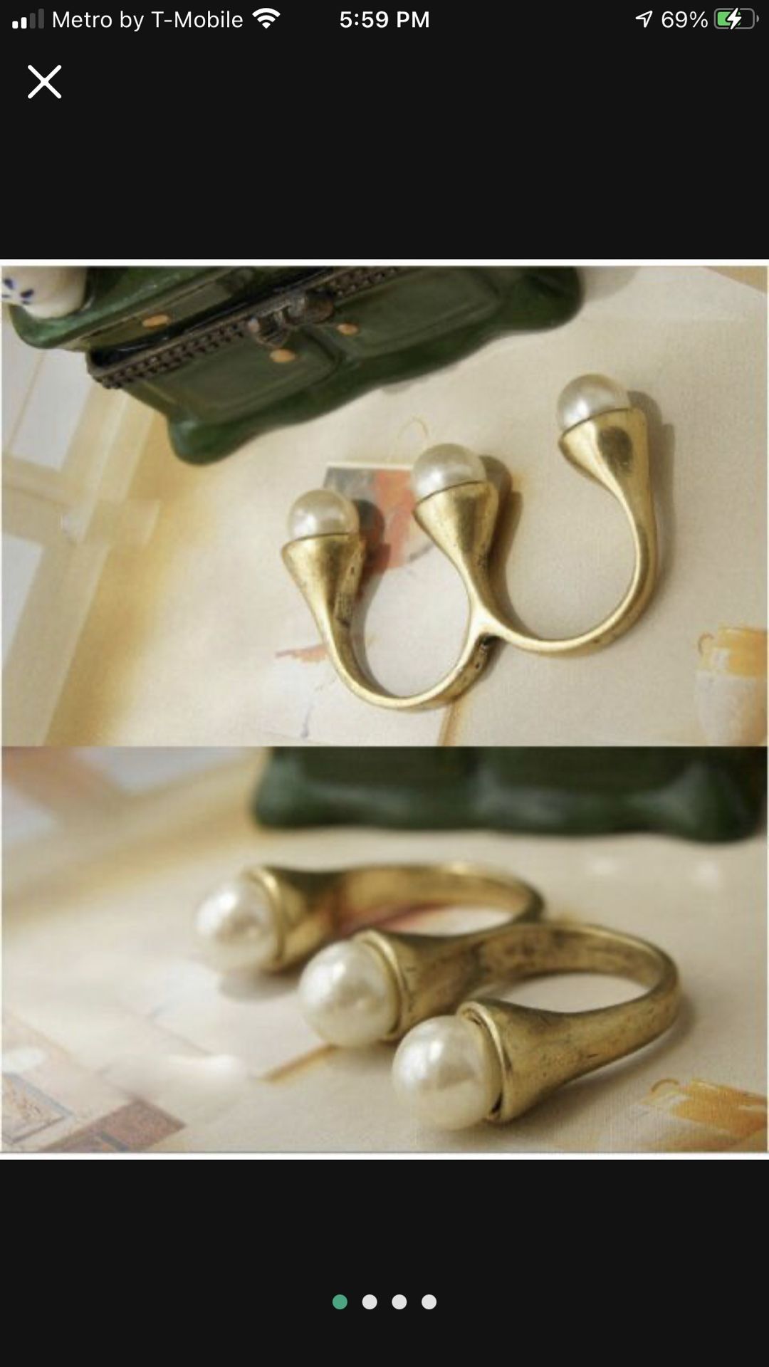 Extremely Unique Double Knuckles Ring