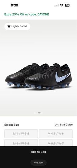 Soccer cleats Nike