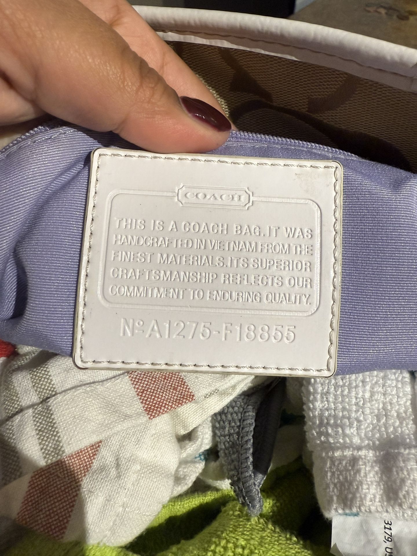 Coach Shoulder Purse Or Over The Shoulder