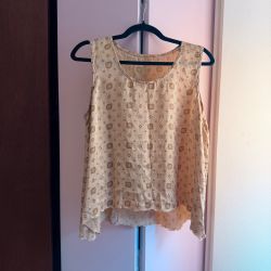 Vintage silk top - Handmade