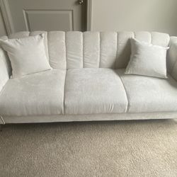 White Couch / Loveseat 