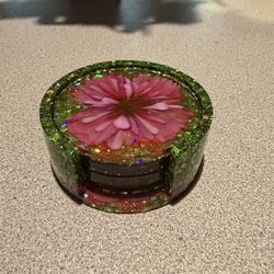 Resin 3D Bloom Coasters 