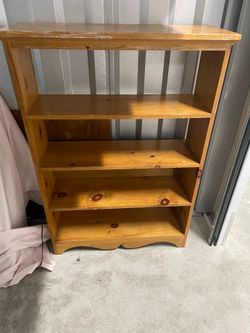Handmade  oak wood shelves  take by Sun.
