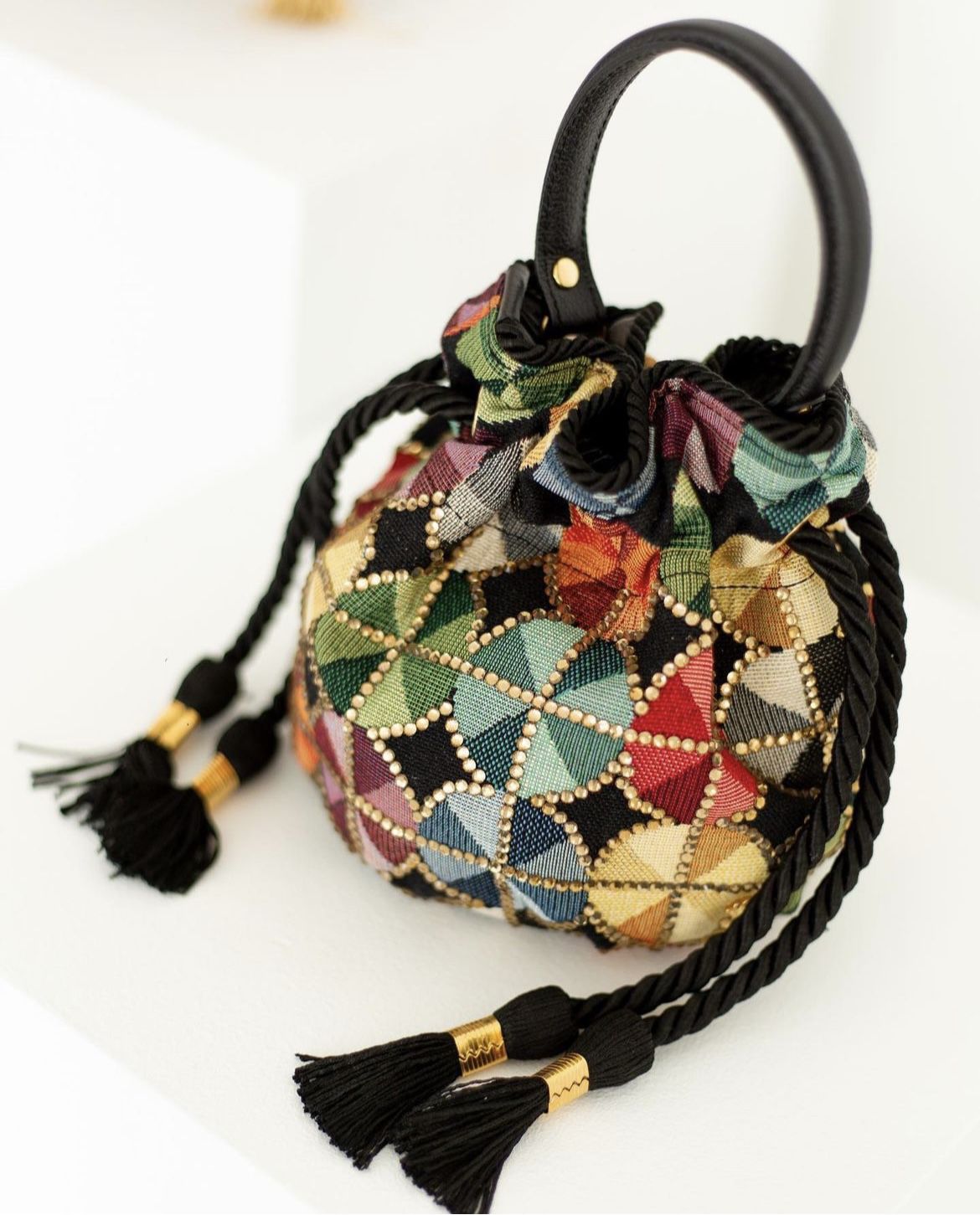 Crossbody Bucket bags for women- Designer French Rococo