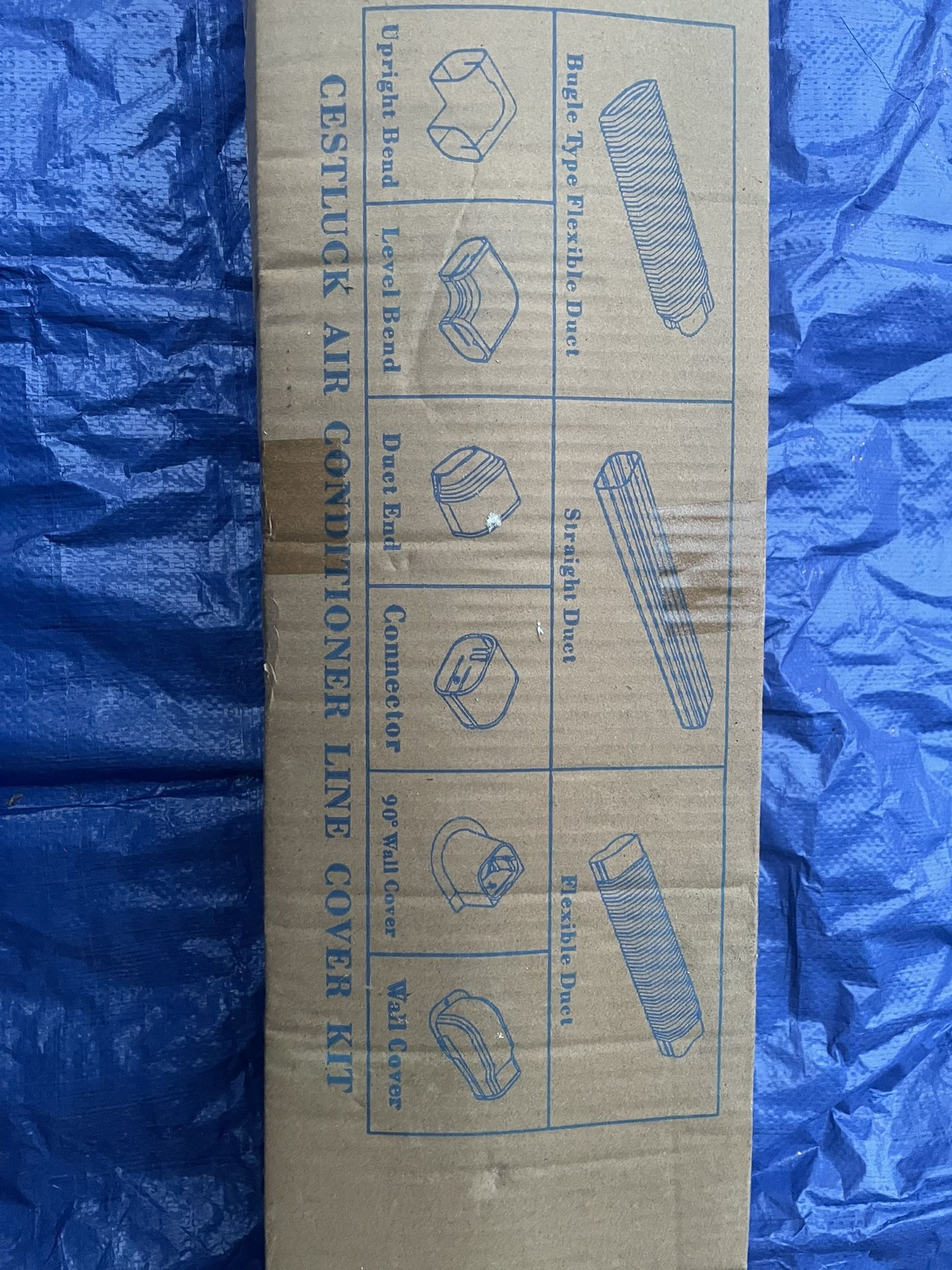 CESTLUCK mini split air conditioner line set cover kit