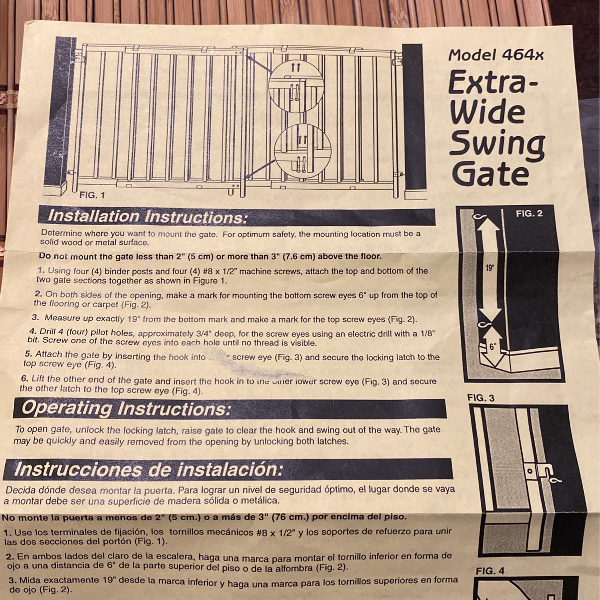 Extra Wide Swing Baby Gate 