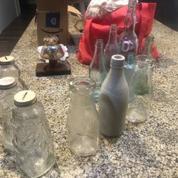 Old Antique Collectors Bottles 