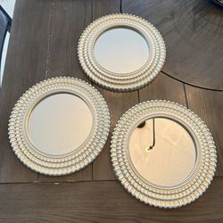 3 Mirror Decorations 