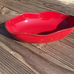 Southern Living Red Cinnabar Oval Baking Dish