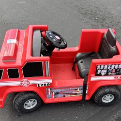 Kid motors 6V Battery Operated Fire Engine 