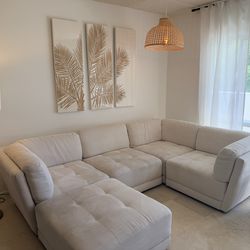 White Sectional Couch