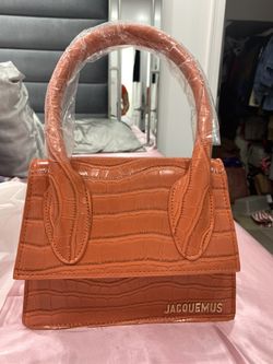 Orange Croc Jacquemus 