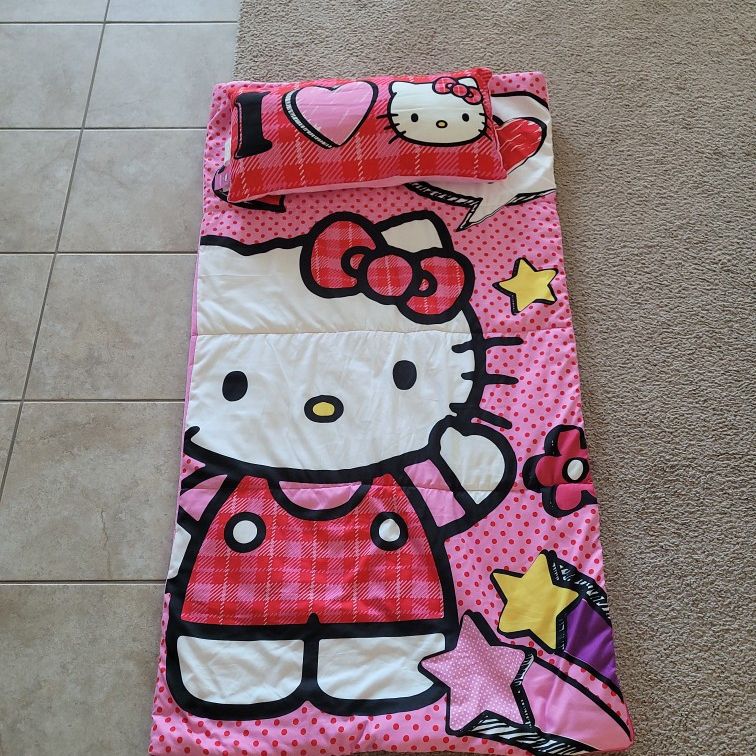 Hello Kitty Sleeping Bag With Pillow