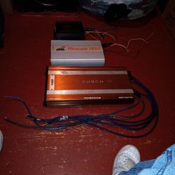 Rare Complete Power Amplifier Lot Pyramid,L.A. Sound, Crunch 