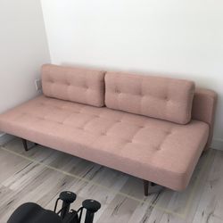 Room & Board Deco 79” Armless Convertible Sleeper Sofa
