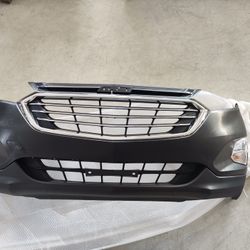 Complete Front Bumper Assembly For 2018 2019 2020 2021 Chevy Chevrolet Equinox  With Grilles And Fog Light Kit