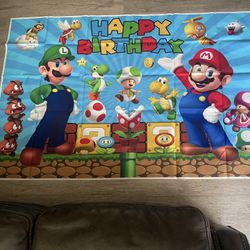 Super Mario Backdrop