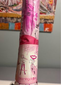 2008 The Pinktastic Posse Bloomingdale's Umbrella w/Wood Handle Breast Cancer-Pick Up Only Highland Park 90042