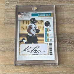Maurice Jones Drew Rookie Auto Football Card Jaguars