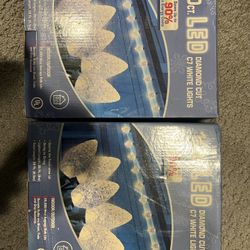 Brand New 100ct LED C7 White Lights 