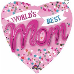Worlds Best Mom Jumbo Balloon 