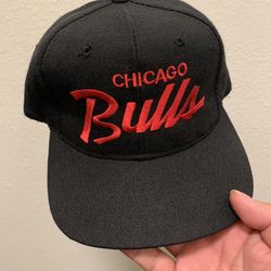 90s Bulls Single Line SnapBack 