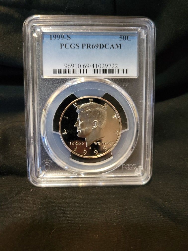 1999 PCGS-PF-69 Kennedy Half Dollar 