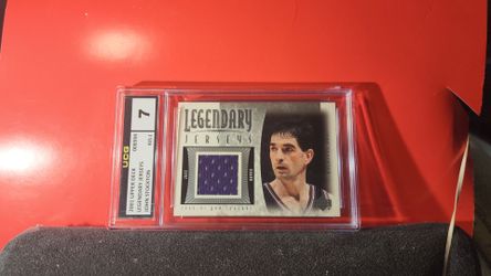 2000-01 Upper Deck Legends John Stockton Legendary Jerseys #JS-J Jazz  UCG NM 7