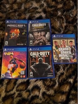 Playstation 4 disc games
