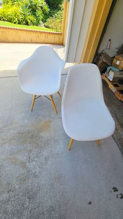 6 mid century chairs