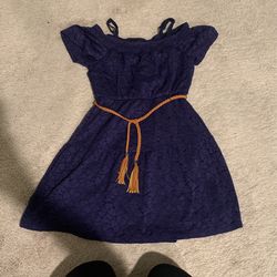 7/8 Navy Dress