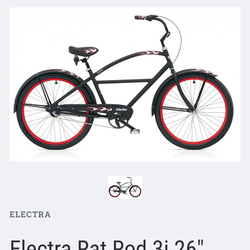 Electra rat rod cruiser bike 26”