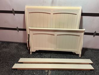 Full sleigh bed frame