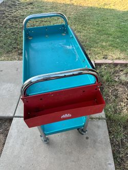 Vintage Snap On Tool Cart - Teal