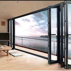 BRAND NEW 12’ x 10’ Premium Folding Patio Door – German Hardware – INSULATED GLASS 