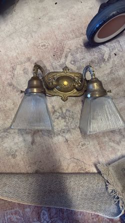Vintage bronze light