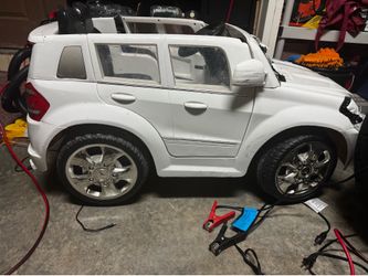 Mercedes power wheels and toddler ride on toy