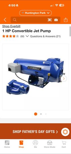HP Convertible Jet Pump