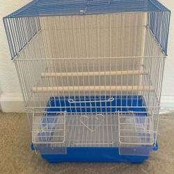 assembled bird cage 
