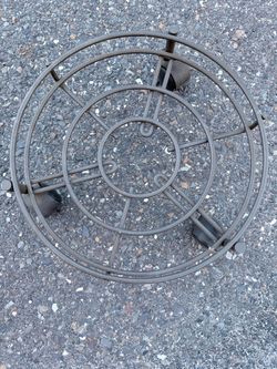 metal plant caddy