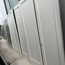 15-interior One Panel White Doors 30”-36”X96