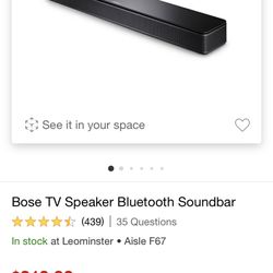 Bose Speaker Bluetooth Soundbar Tv 