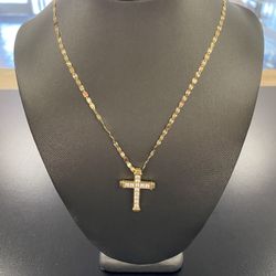 Gold Cross Necklace 