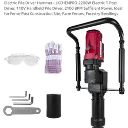 New Electric Pile Driver Hammer