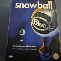 Blue Snowball, Microphone, Silver,