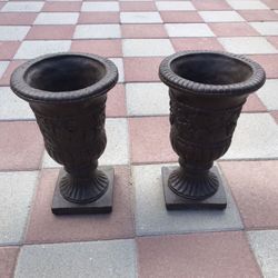 New Flower Pots Made Out Of Cement Perfect Gift 