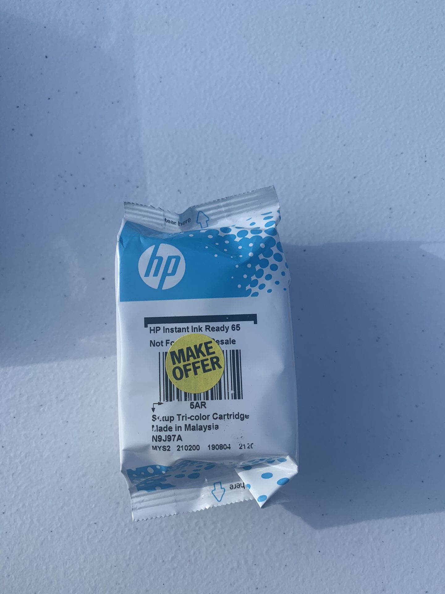 HP instant ink cartridge