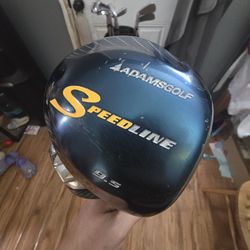 Adam's Speedline Driver 9.5 Deg And 3 Wood Included 